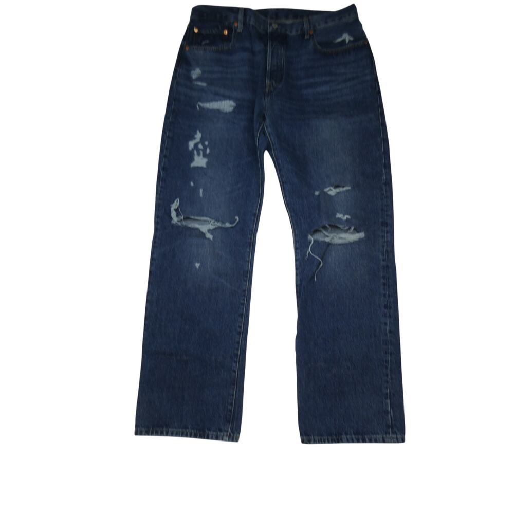 Levi's 501 distressed denim jeans, size: 33x32, Levi's Premium